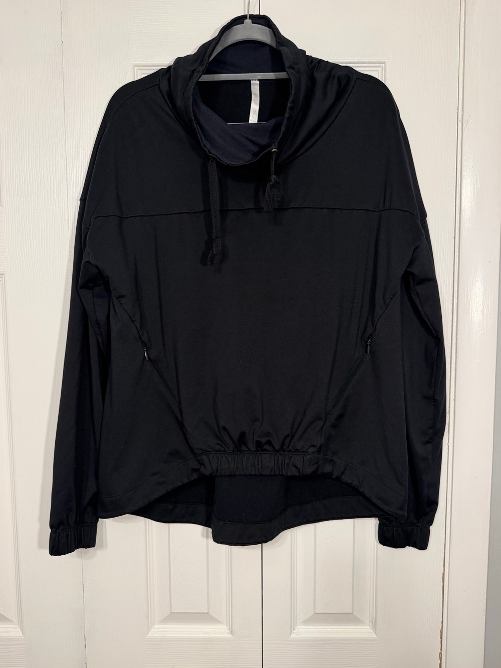 Fabletics Cowl Neck Pullover Size M Black